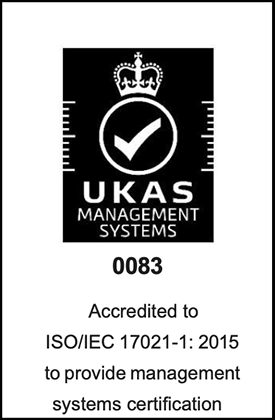 UKAS Management Systmes Certifiec